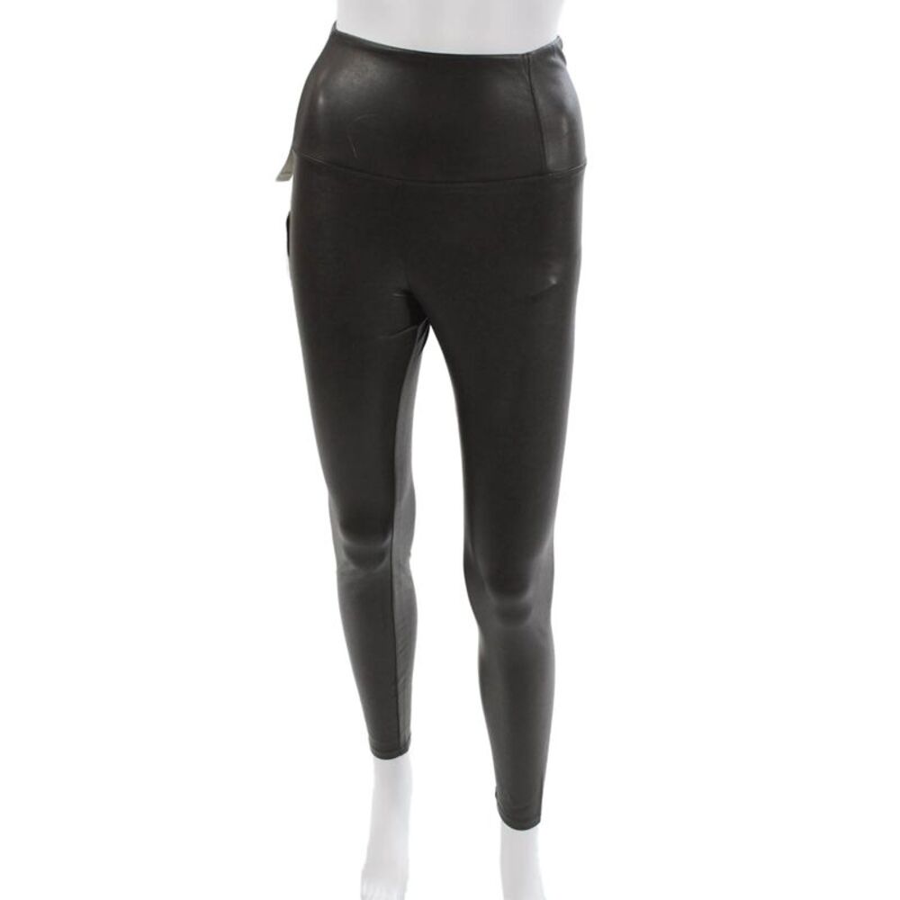 Wilfred Women Black Ankle Leggings Polyurethane Modern Solid Fall Size S